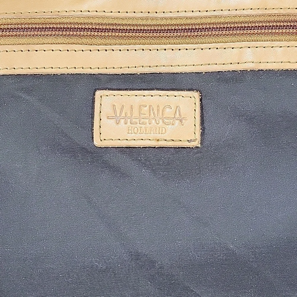 Large Vilenca Holland Tan Leather Shoulder Hobo Bag